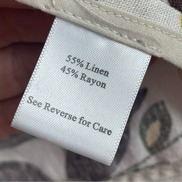 Luciano Dante linen blend blazer jacket Large floral - Picture 4 of 9